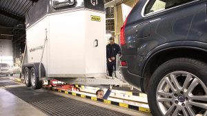 Besiktning hästtransport